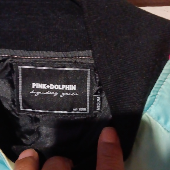 Pink dolphin satin varsity jackets Both For 40 - Picture 4 of 6